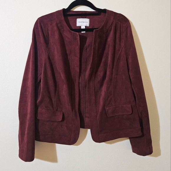 Charter Club Faux Suede Jacket - Picture 1 of 5